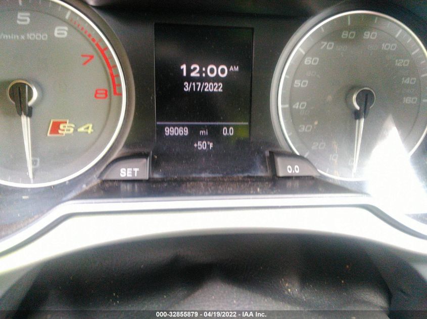 2016 AUDI S4 PREMIUM PLUS WAUBGAFL3GA004573