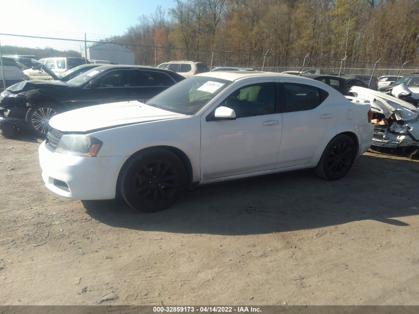 2014 DODGE AVENGER SXT 1C3CDZCB0EN148554
