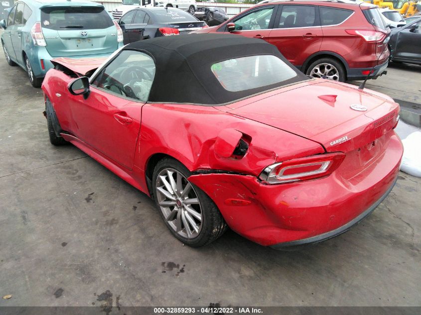 2018 FIAT 124 SPIDER LUSSO JC1NFAEK4J0134089