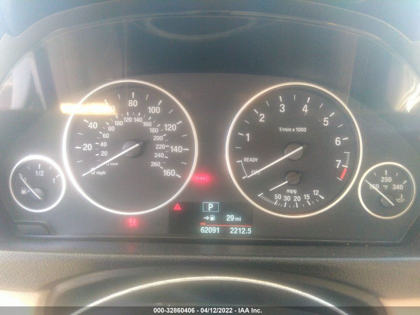 2014 BMW 3 SERIES 320I WBA3B1C50EK132852