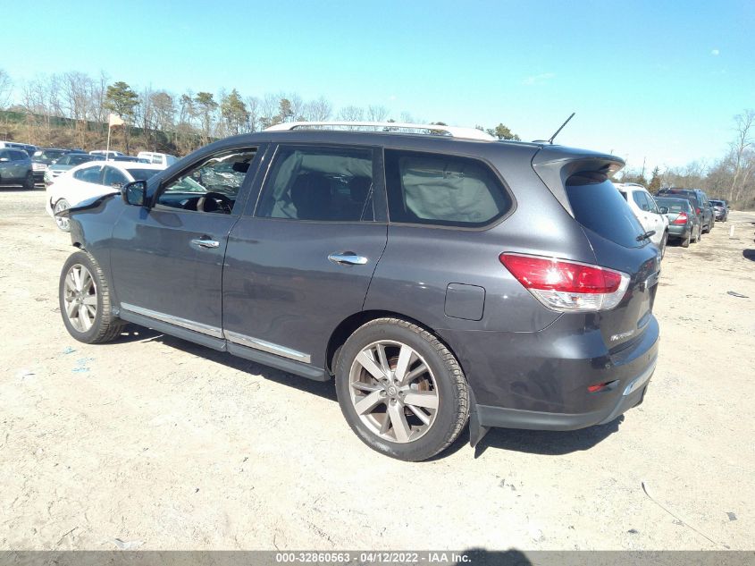 2013 NISSAN PATHFINDER PLATINUM 5N1AR2MM0DC650207