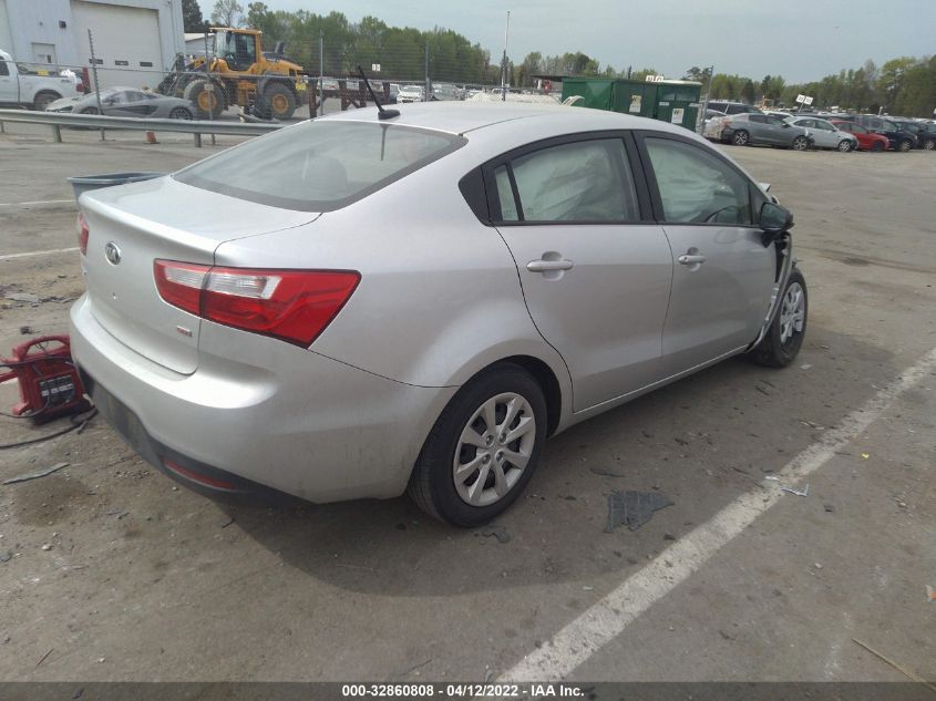 2015 KIA RIO LX KNADM4A33F6529046