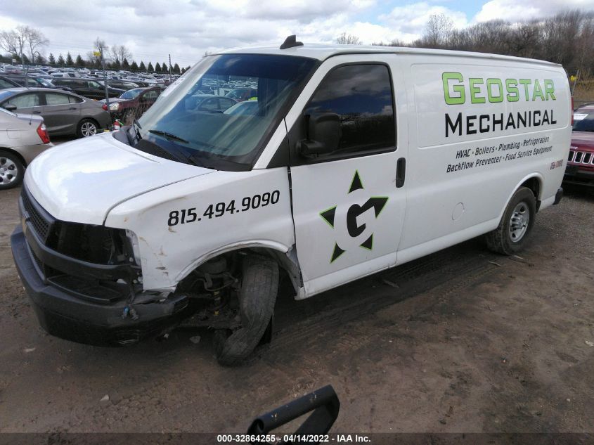 2019 CHEVROLET EXPRESS CARGO VAN 1GCWGAFG8K1253385