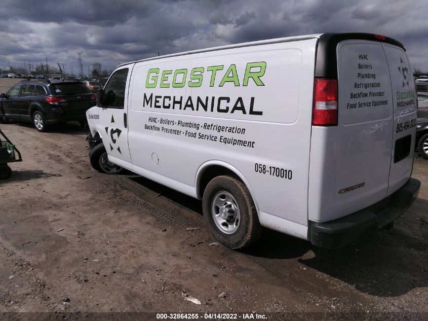 2019 CHEVROLET EXPRESS CARGO VAN 1GCWGAFG8K1253385