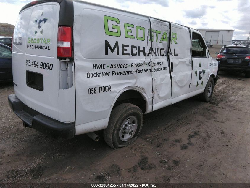 2019 CHEVROLET EXPRESS CARGO VAN 1GCWGAFG8K1253385