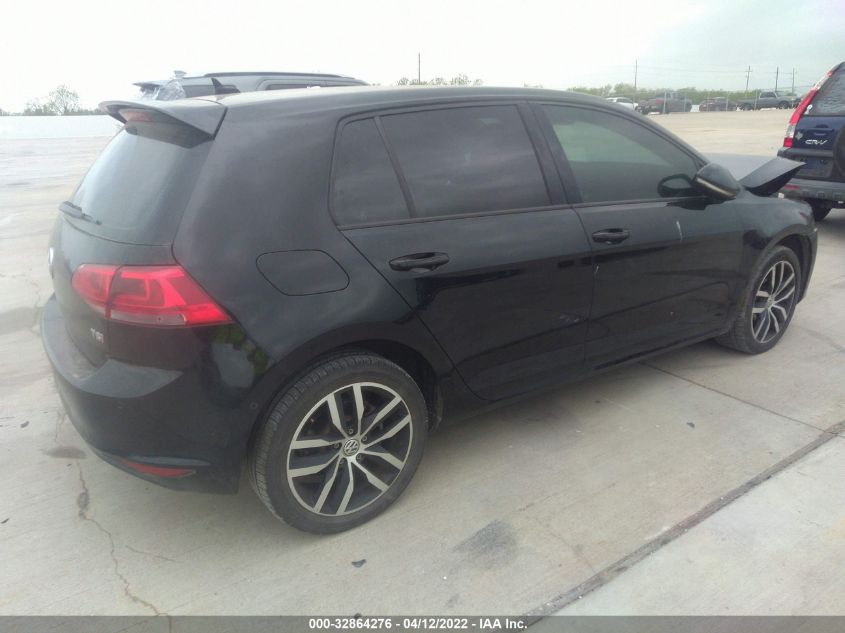 2016 VOLKSWAGEN GOLF TSI SE 3VW217AUXGM049419