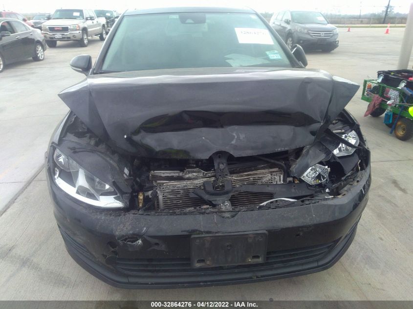 2016 VOLKSWAGEN GOLF TSI SE 3VW217AUXGM049419