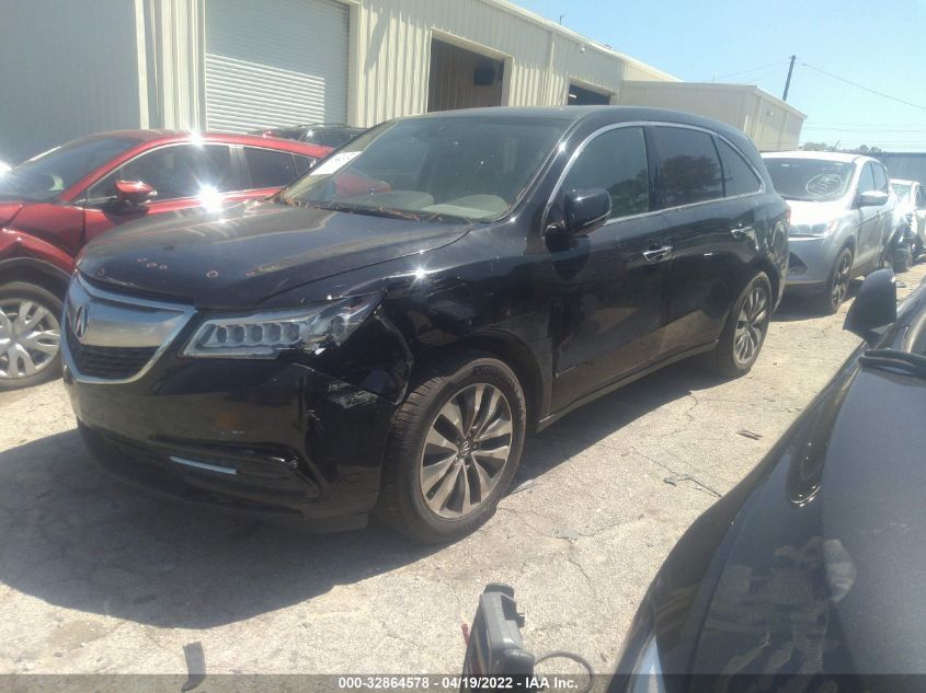 2014 ACURA MDX TECHNOLOGY 5FRYD4H48EB009767