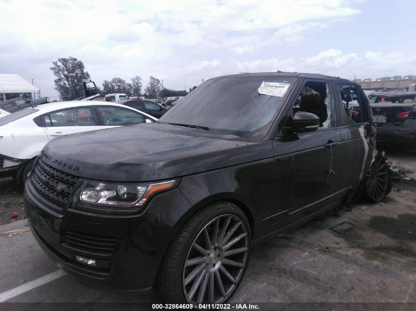 2017 LAND ROVER RANGE ROVER HSE SALGS2FV4HA377338