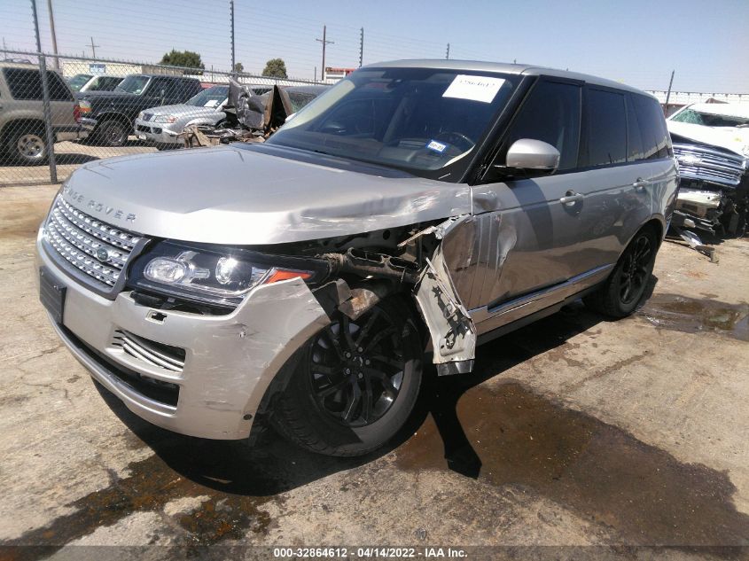 2016 LAND ROVER RANGE ROVER HSE SALGS2KF6GA271647