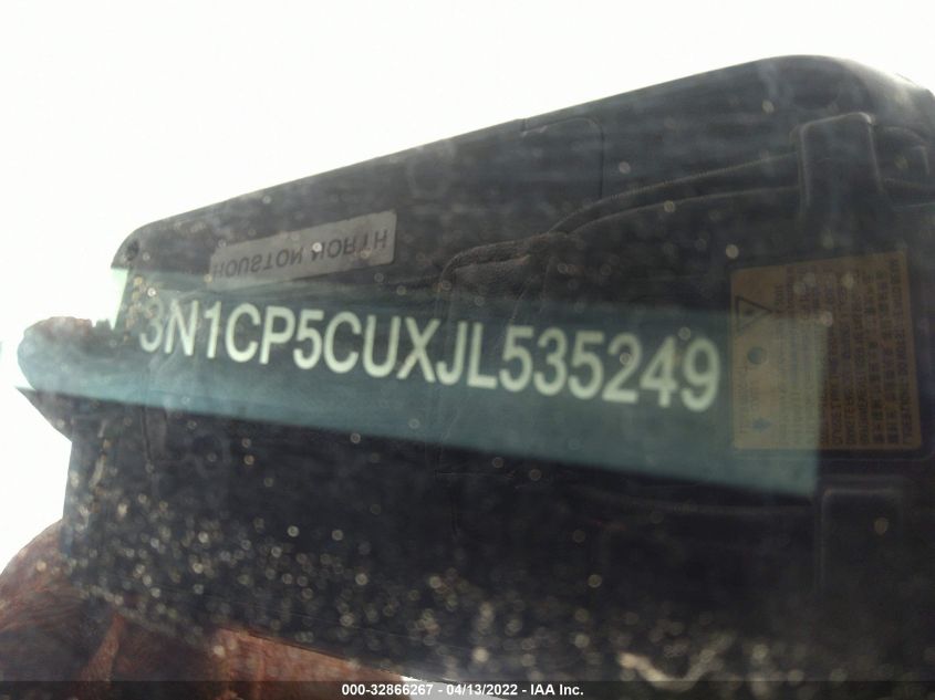 2018 NISSAN KICKS S 3N1CP5CUXJL535249