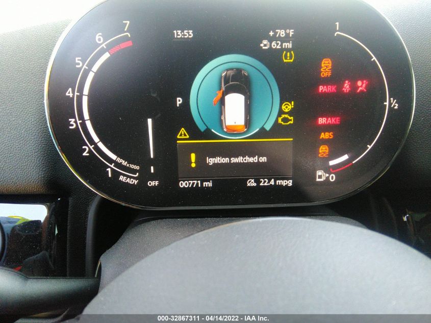 2022 MINI COUNTRYMAN COOPER S WMZ53BR01N3N97306