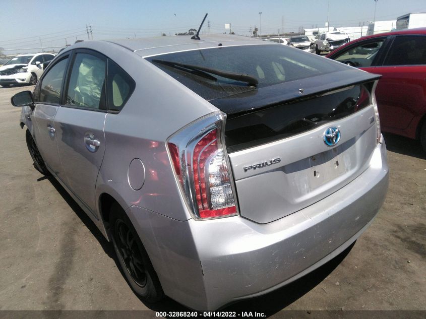 2014 TOYOTA PRIUS FOUR/FIVE/THREE/ONE/TWO JTDKN3DU2E0387330