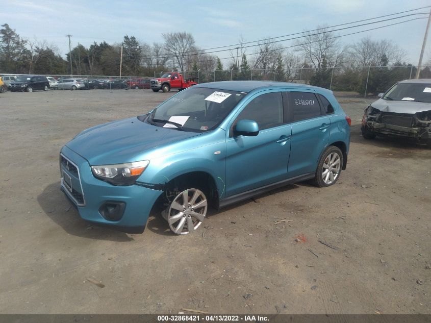 2013 MITSUBISHI OUTLANDER SPORT ES 4A4AP3AU7DE004776