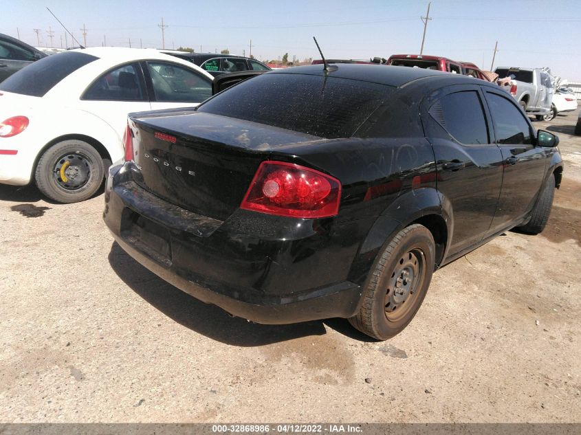 2014 DODGE AVENGER SE 1C3CDZAG1EN235281