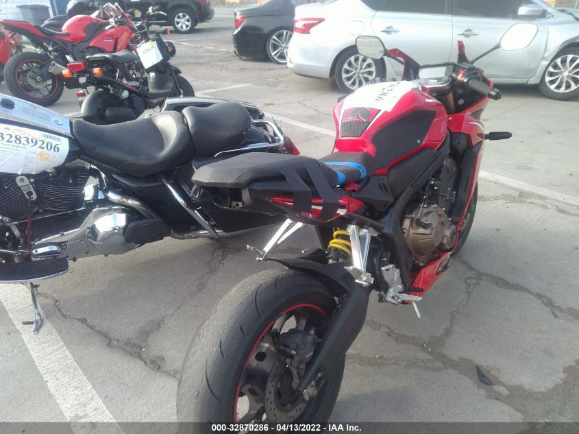 2019 HONDA CBR650 R MLHRH011XK5000100