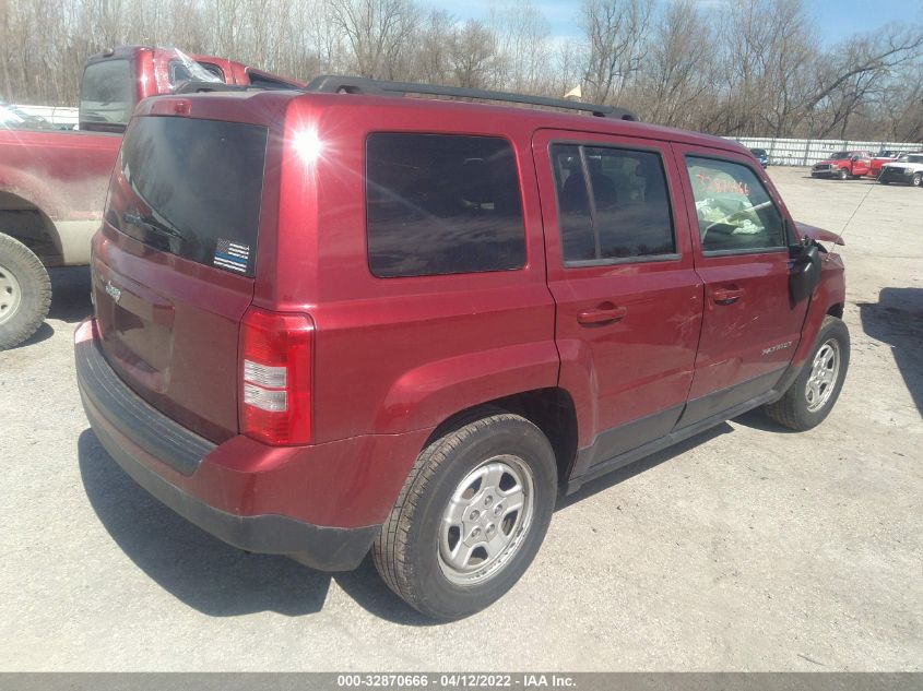 2014 JEEP PATRIOT SPORT 1C4NJRBB0ED720212