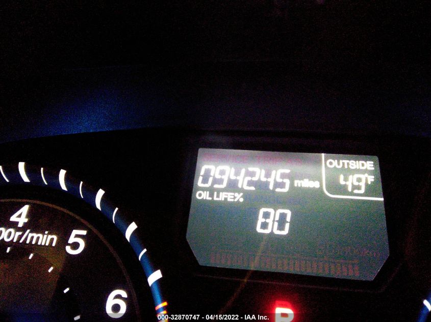 2013 HONDA ODYSSEY EX-L 5FNRL5H68DB063620