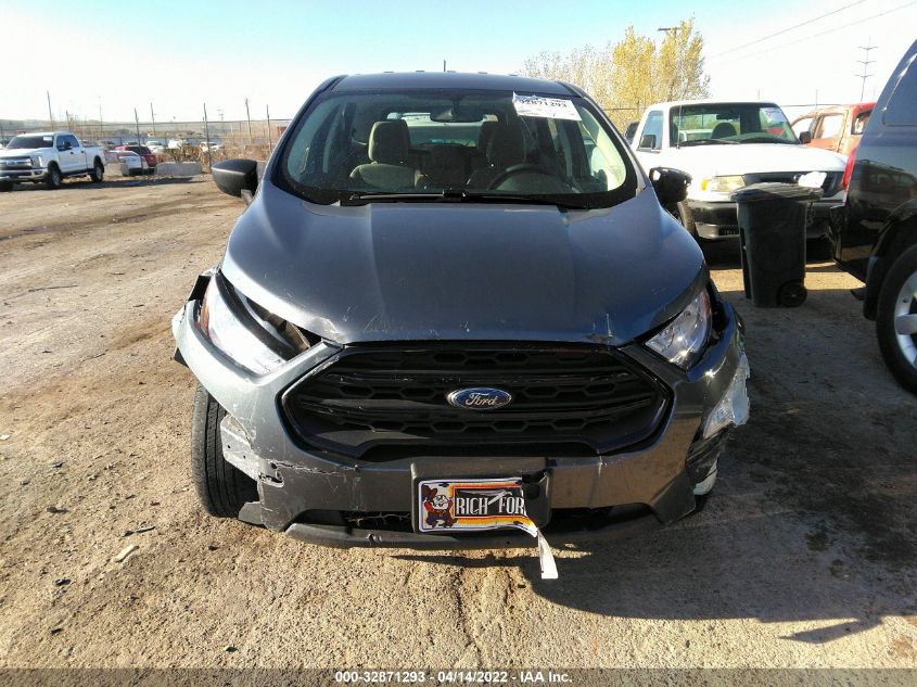 2020 FORD ECOSPORT S MAJ3S2FE1LC331345