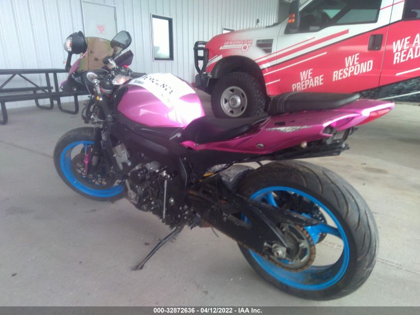 2007 SUZUKI GSX-R600 JS1GN7DA672105744