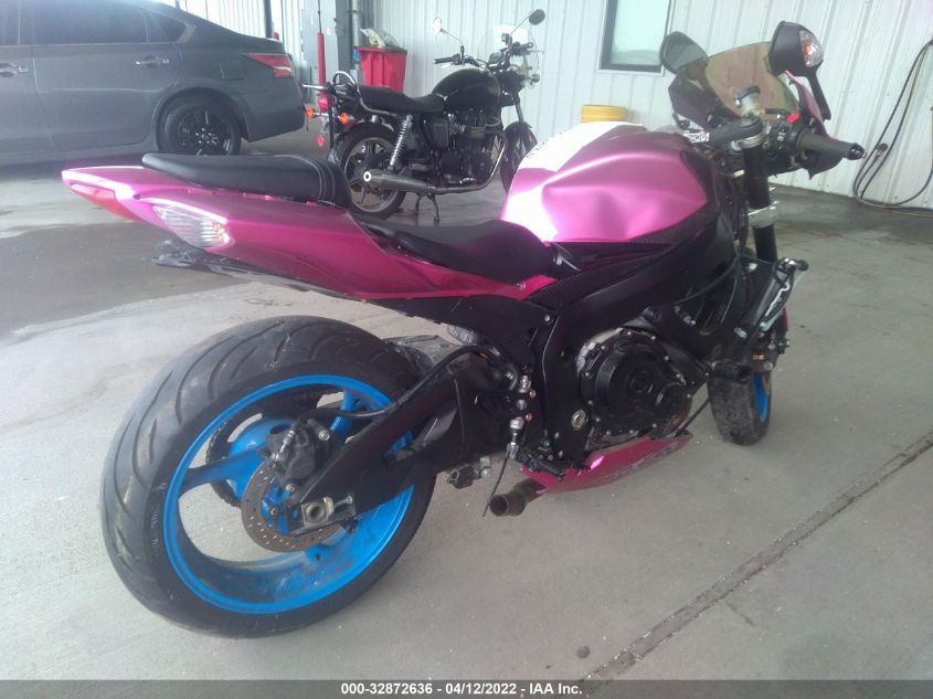 2007 SUZUKI GSX-R600 JS1GN7DA672105744