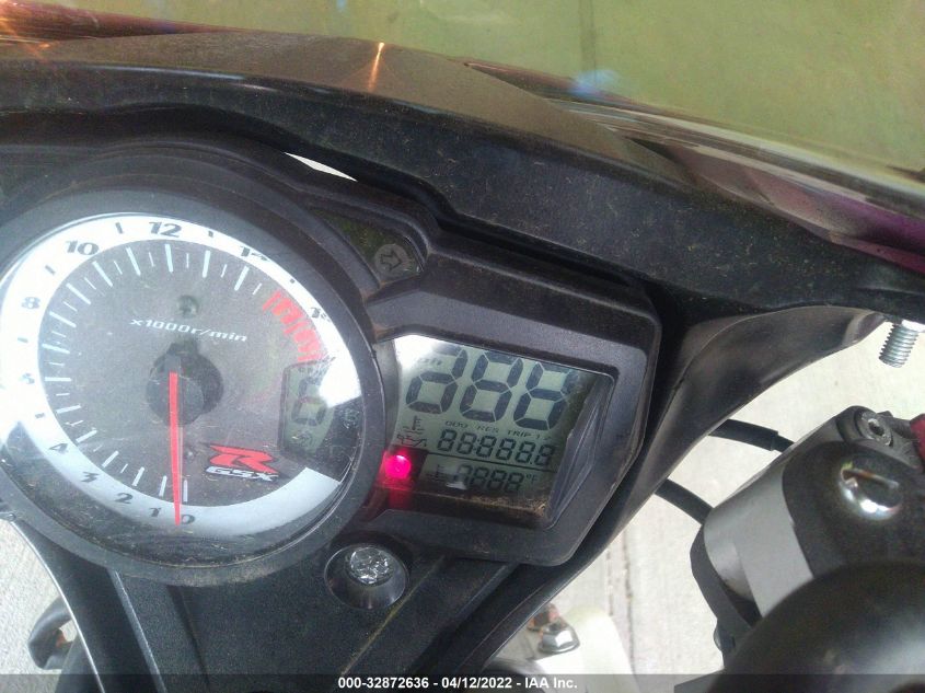 2007 SUZUKI GSX-R600 JS1GN7DA672105744
