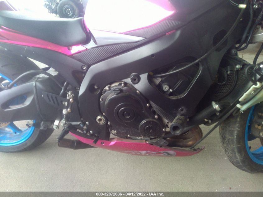 2007 SUZUKI GSX-R600 JS1GN7DA672105744
