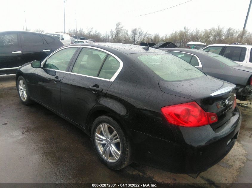 2013 INFINITI G37 SEDAN X JN1CV6AR3DM358998