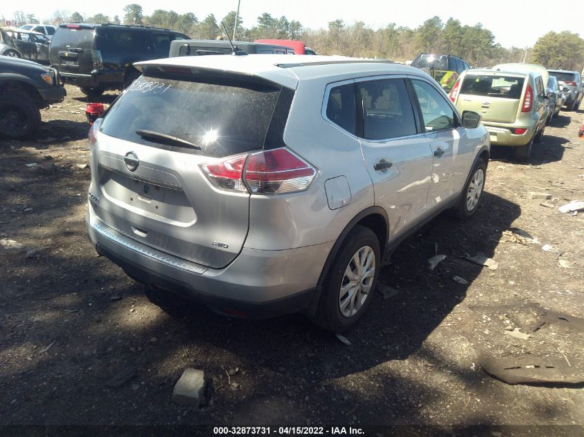 2016 NISSAN ROGUE S 5N1AT2MM8GC876338