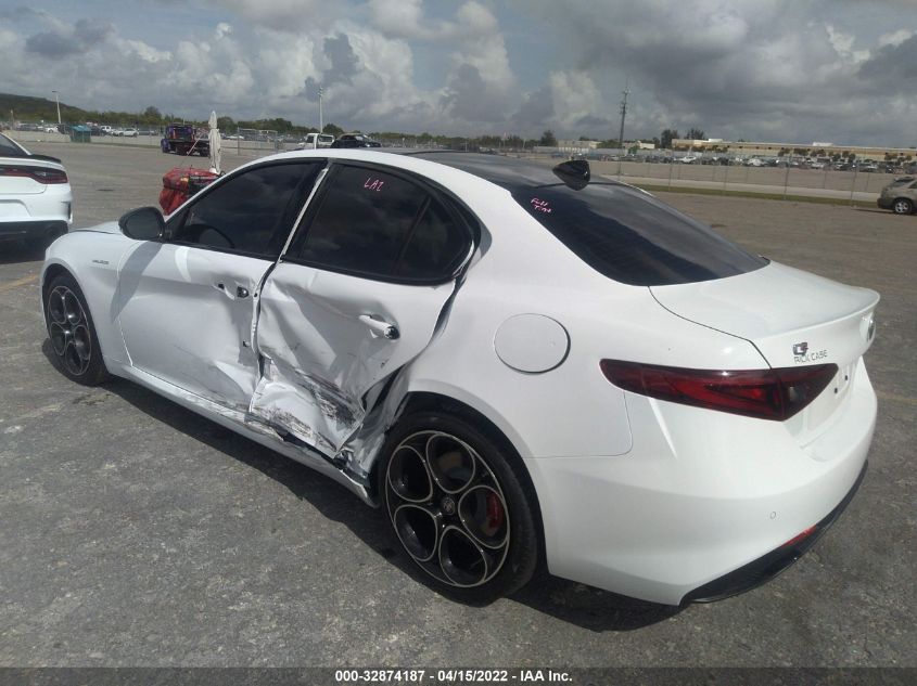 2022 ALFA ROMEO GIULIA VELOCE ZARFAMBN0N7659773