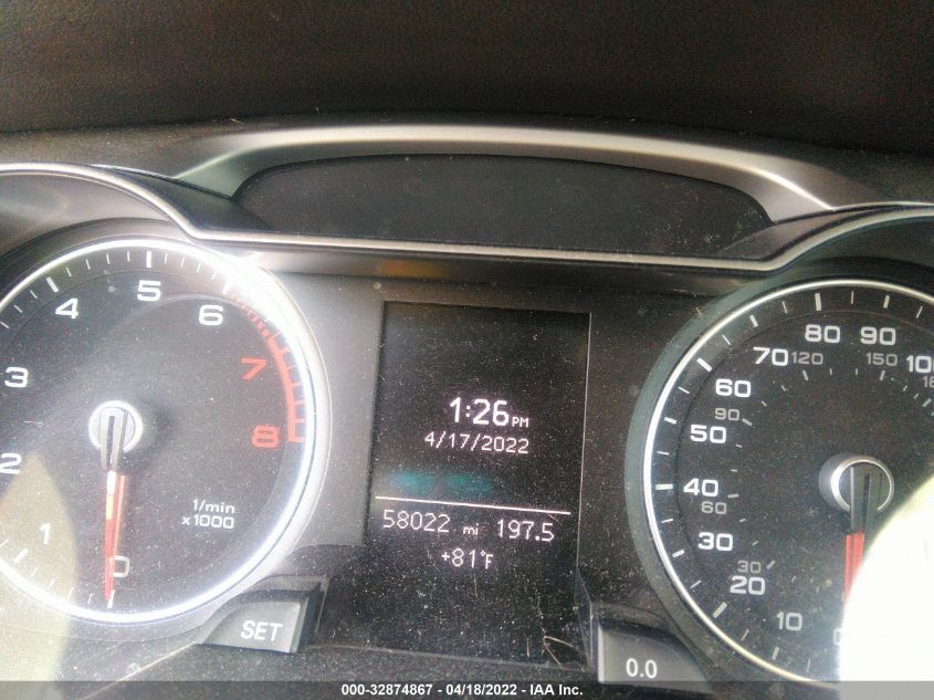 2014 AUDI A4 PREMIUM PLUS WAUEFAFL7EA088054