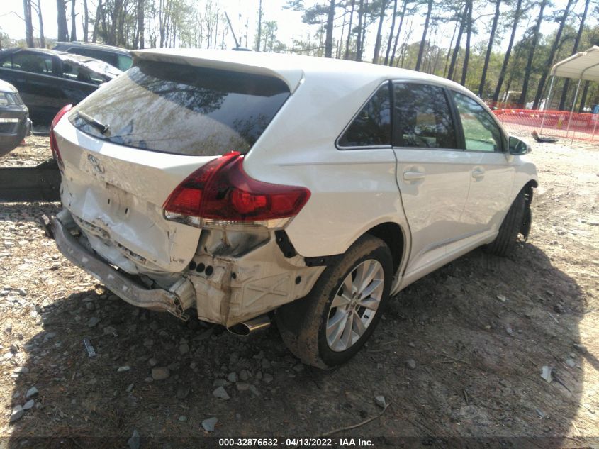 2013 TOYOTA VENZA LE 4T3ZA3BB2DU072663