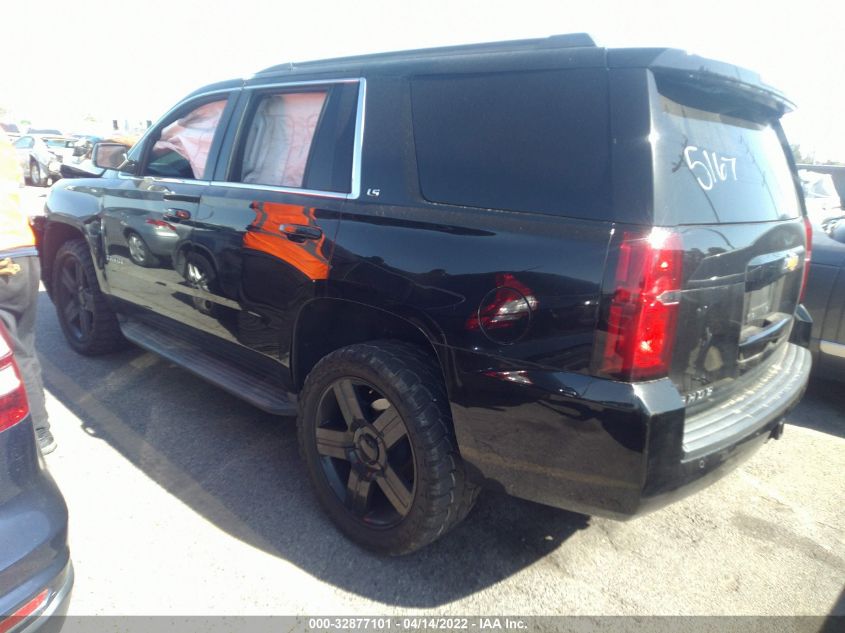 2016 CHEVROLET TAHOE LS 1GNSCAEC8GR387693