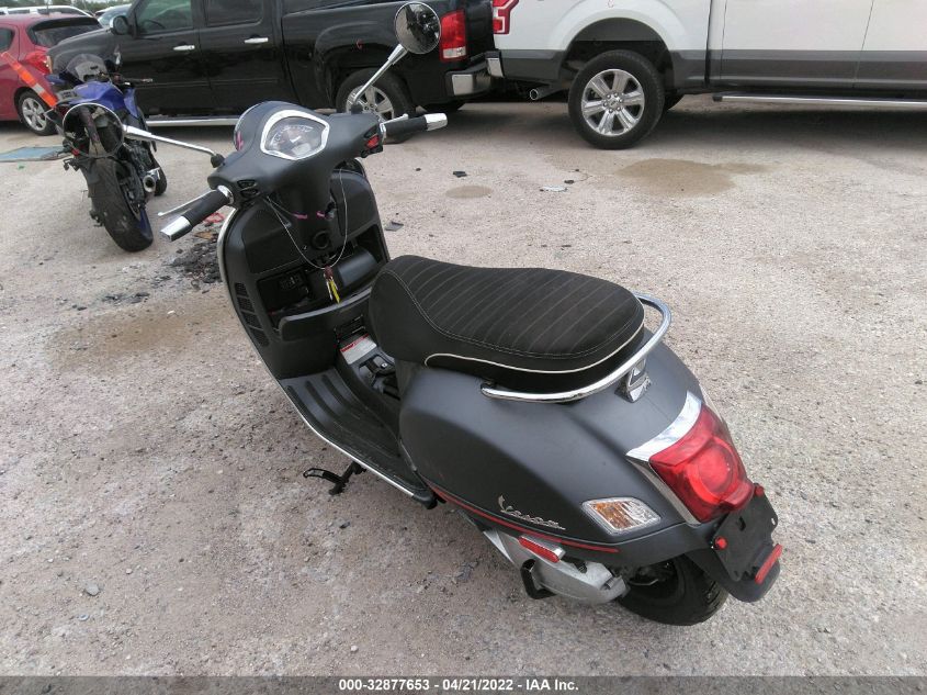 2020 VESPA GTS 300 SUPER ZAPMA39M9L5201522