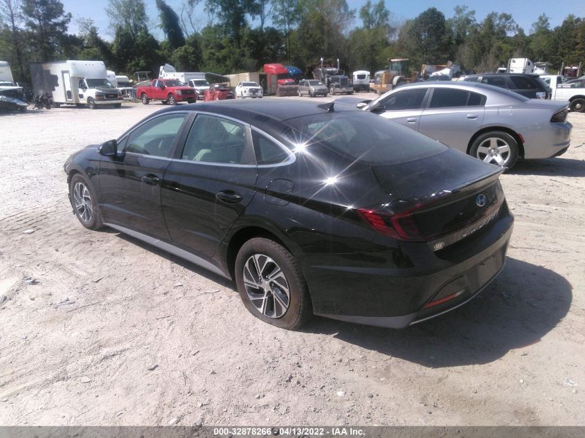 2021 HYUNDAI SONATA HYBRID BLUE KMHL24JJ0MA021870
