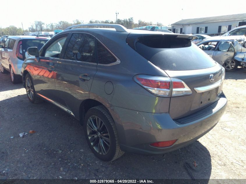 2013 LEXUS RX 450H JTJBC1BA6D2059265