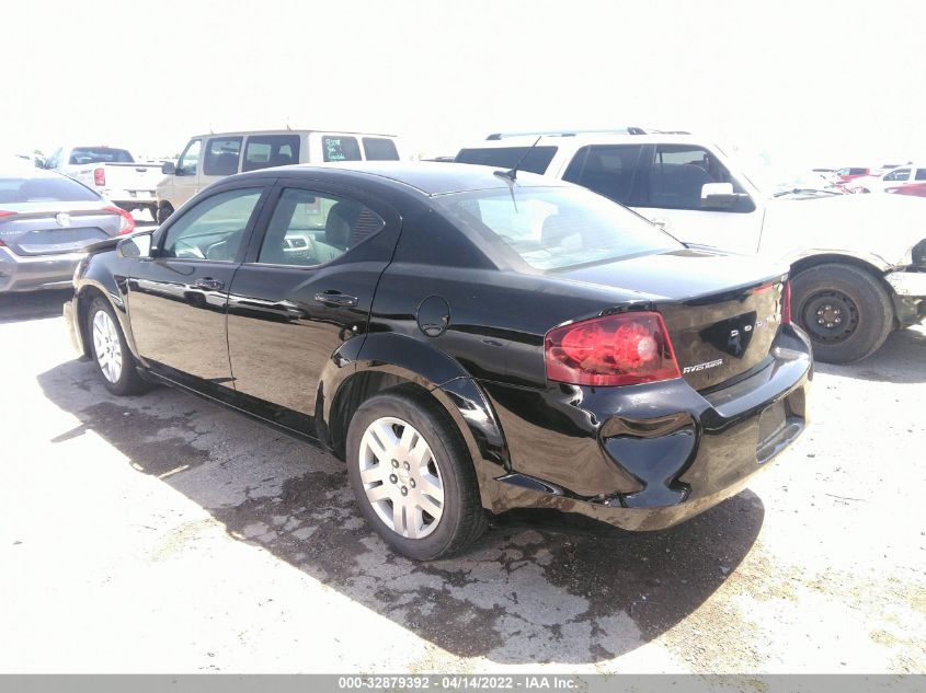 2013 DODGE AVENGER SE 1C3CDZAB0DN548308