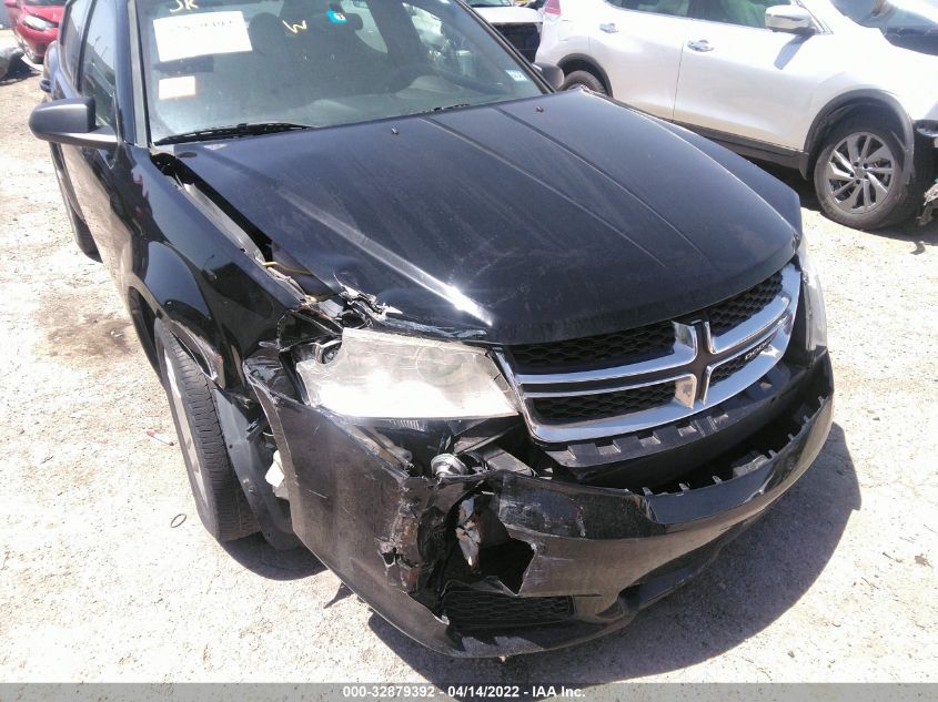 2013 DODGE AVENGER SE 1C3CDZAB0DN548308
