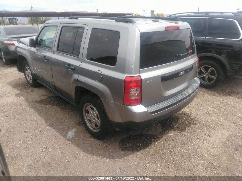 2016 JEEP PATRIOT SPORT 1C4NJPBA7GD790742