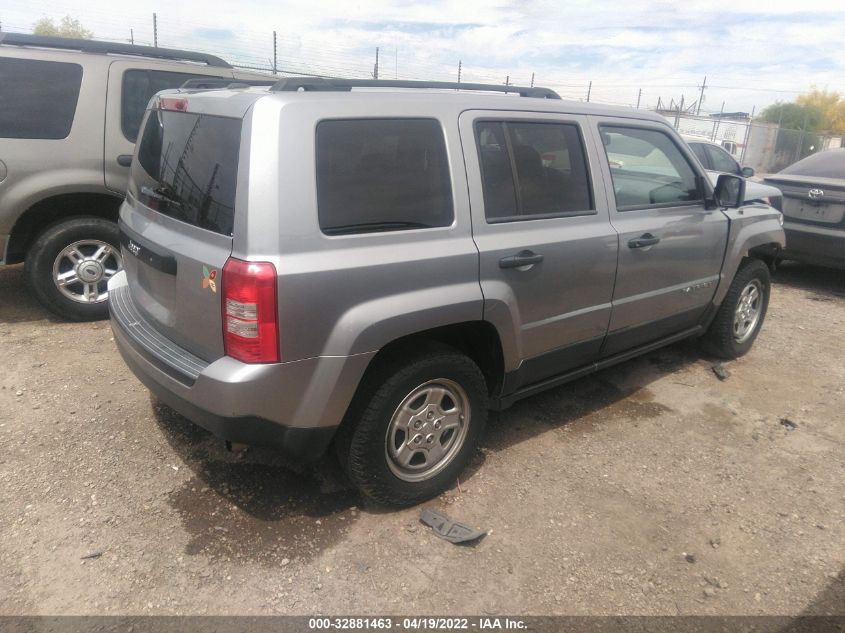2016 JEEP PATRIOT SPORT 1C4NJPBA7GD790742