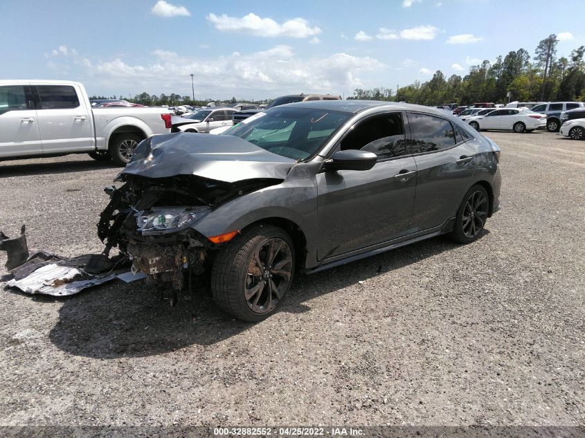 2019 HONDA CIVIC HATCHBACK SPORT SHHFK7H4XKU210631