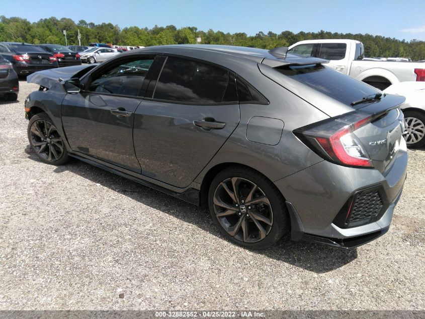 2019 HONDA CIVIC HATCHBACK SPORT SHHFK7H4XKU210631