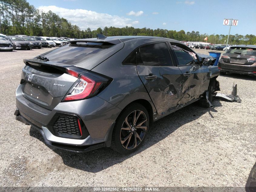 2019 HONDA CIVIC HATCHBACK SPORT SHHFK7H4XKU210631