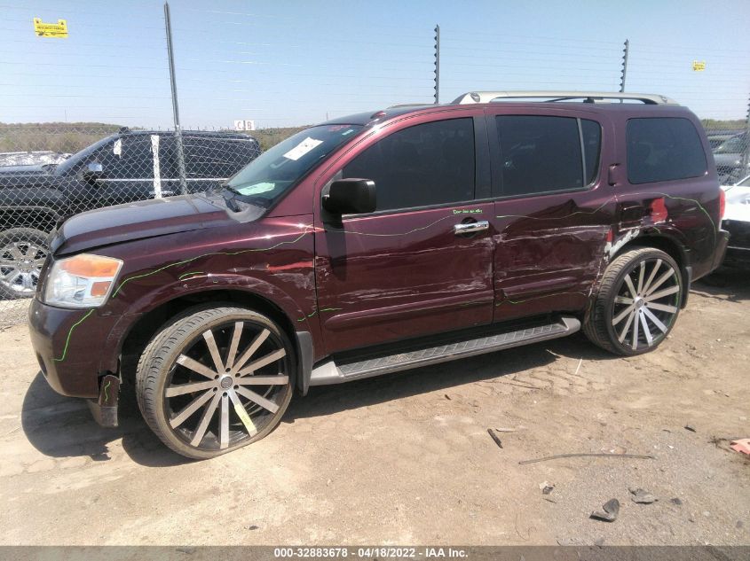 2013 NISSAN ARMADA SV 5N1BA0ND9DN600019