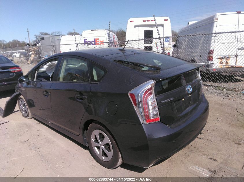 2015 TOYOTA PRIUS FOUR JTDKN3DU7F1878133