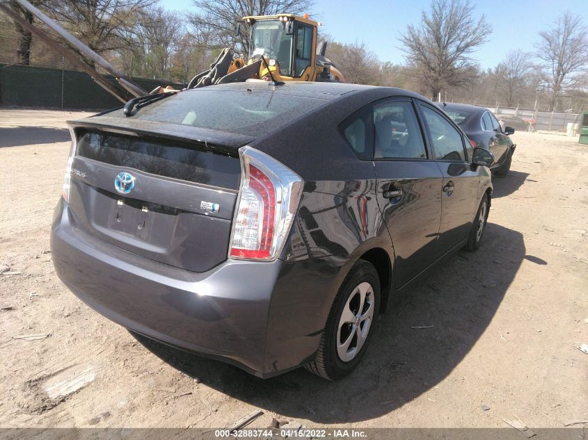 2015 TOYOTA PRIUS FOUR JTDKN3DU7F1878133