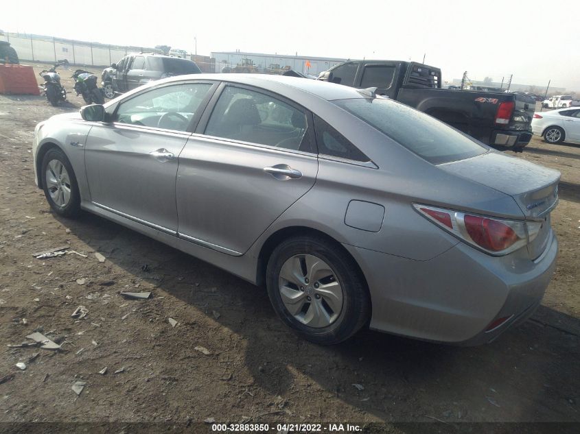 2013 HYUNDAI SONATA HYBRID KMHEC4A47DA087039