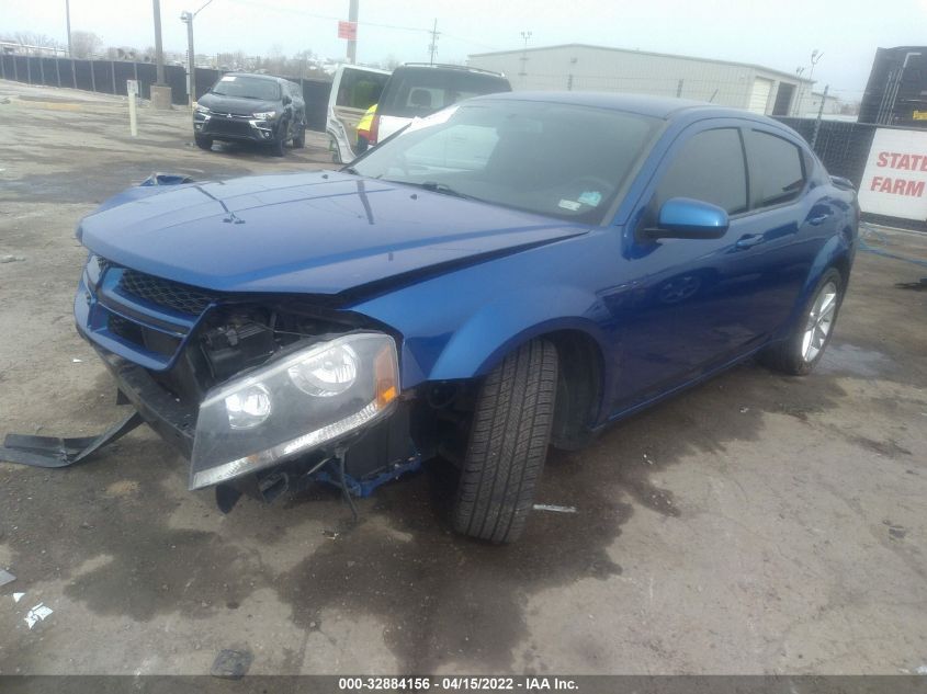 2013 DODGE AVENGER SXT 1C3CDZCB4DN581793
