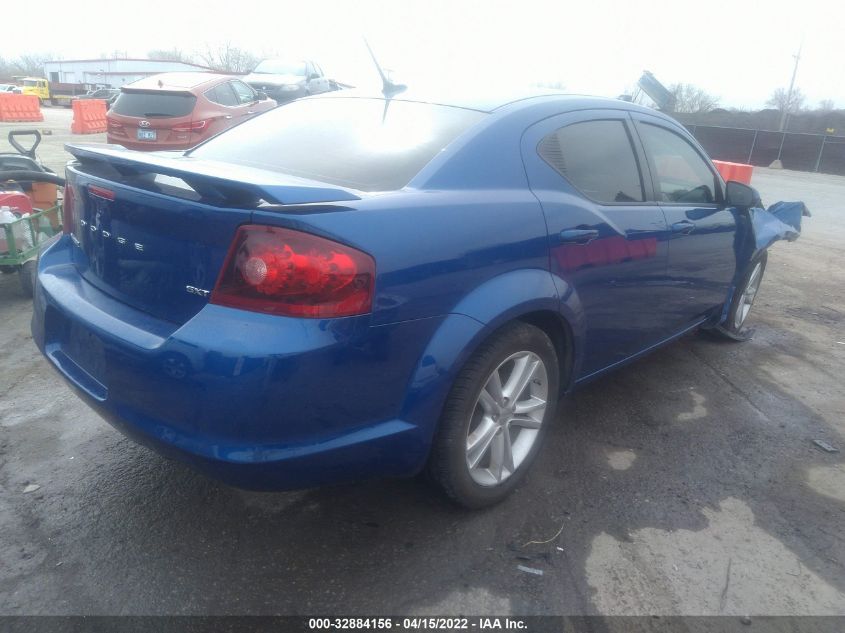 2013 DODGE AVENGER SXT 1C3CDZCB4DN581793