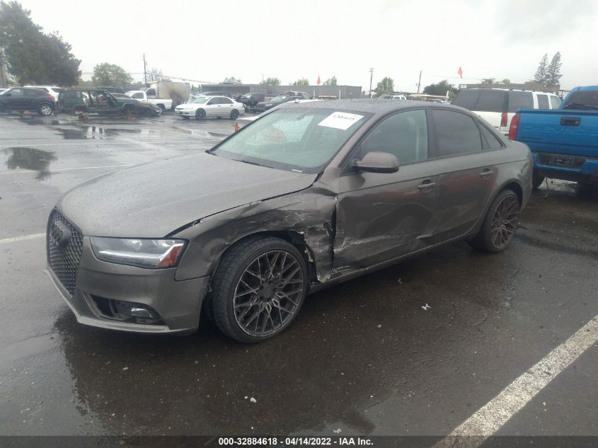 2014 AUDI A4 PREMIUM WAUAFAFL0EN019553